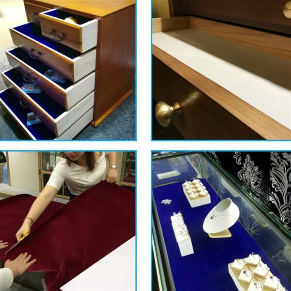 Vải Nhung Ép ✅ Nỉ Nhung Tự Dính Thủ Công - Ảnh 4