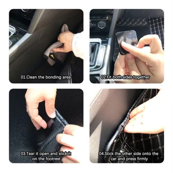 Velcro- Miếng Dán Cố Định- Băng Keo Dán Cố Định Thảm Xe Hơi/ Thảm Lót Sàn Tiện Dụng Cho Phòng Học/ Văn Phòng./ Nhà Cửa - Ảnh 7