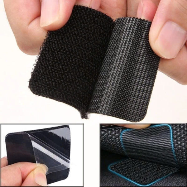 Velcro- Miếng Dán Cố Định- Băng Keo Dán Cố Định Thảm Xe Hơi/ Thảm Lót Sàn Tiện Dụng Cho Phòng Học/ Văn Phòng./ Nhà Cửa - Ảnh 3
